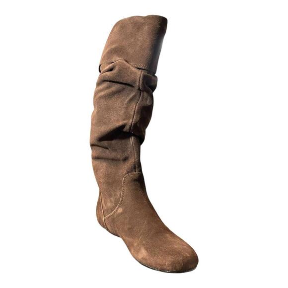 Steve Madden Women's Bonanza Brown Suede Knee High Boots Size 8 NIB - Picture 4 of 7